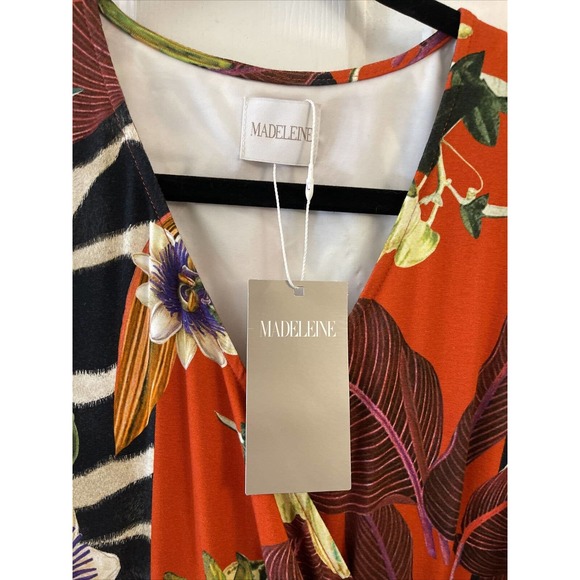 Madeleine Fun Floral Long Sleeved Dress Size 10 NWT - Picture 4 of 9